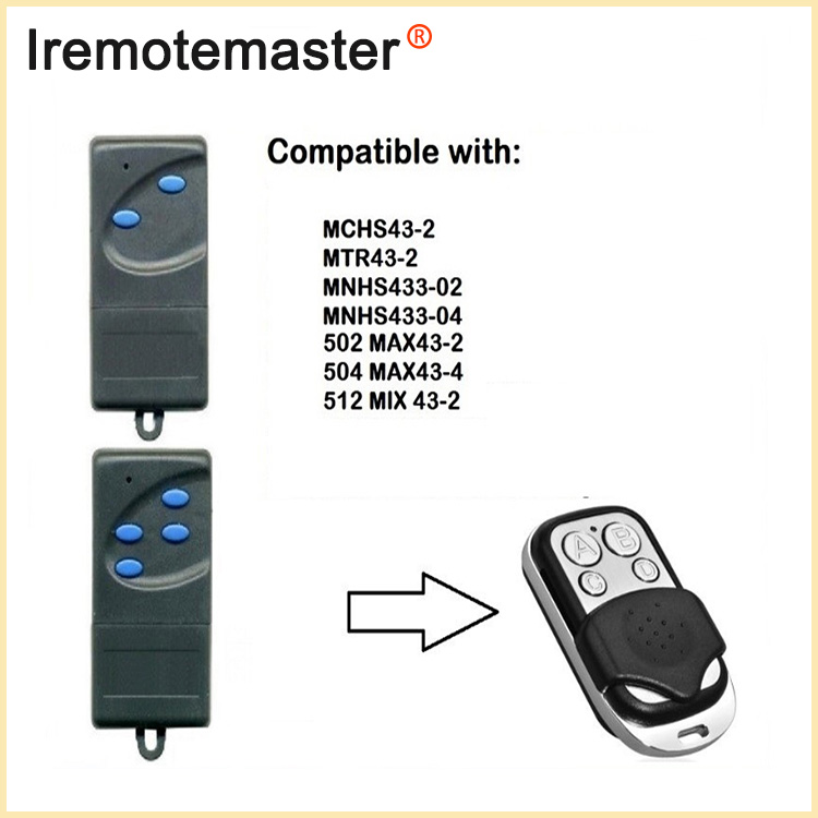 Para 502 MAX43-2 / 504 MAX43-2 Abridor de puerta 433,92 MHz